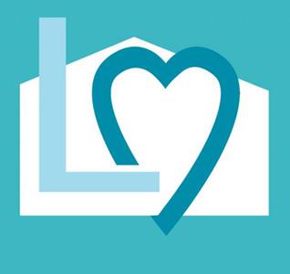 logo lodan care azul turquesa